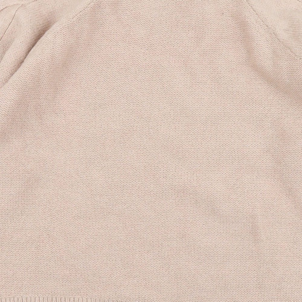 TU Womens Pink High Neck Acrylic Pullover Jumper Size 22