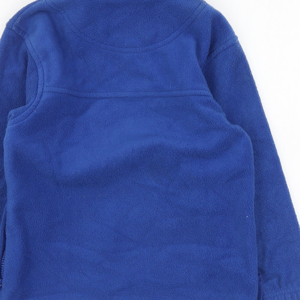 Banner Girls Blue Polyester Full Zip Hoodie Size 5-6 Years