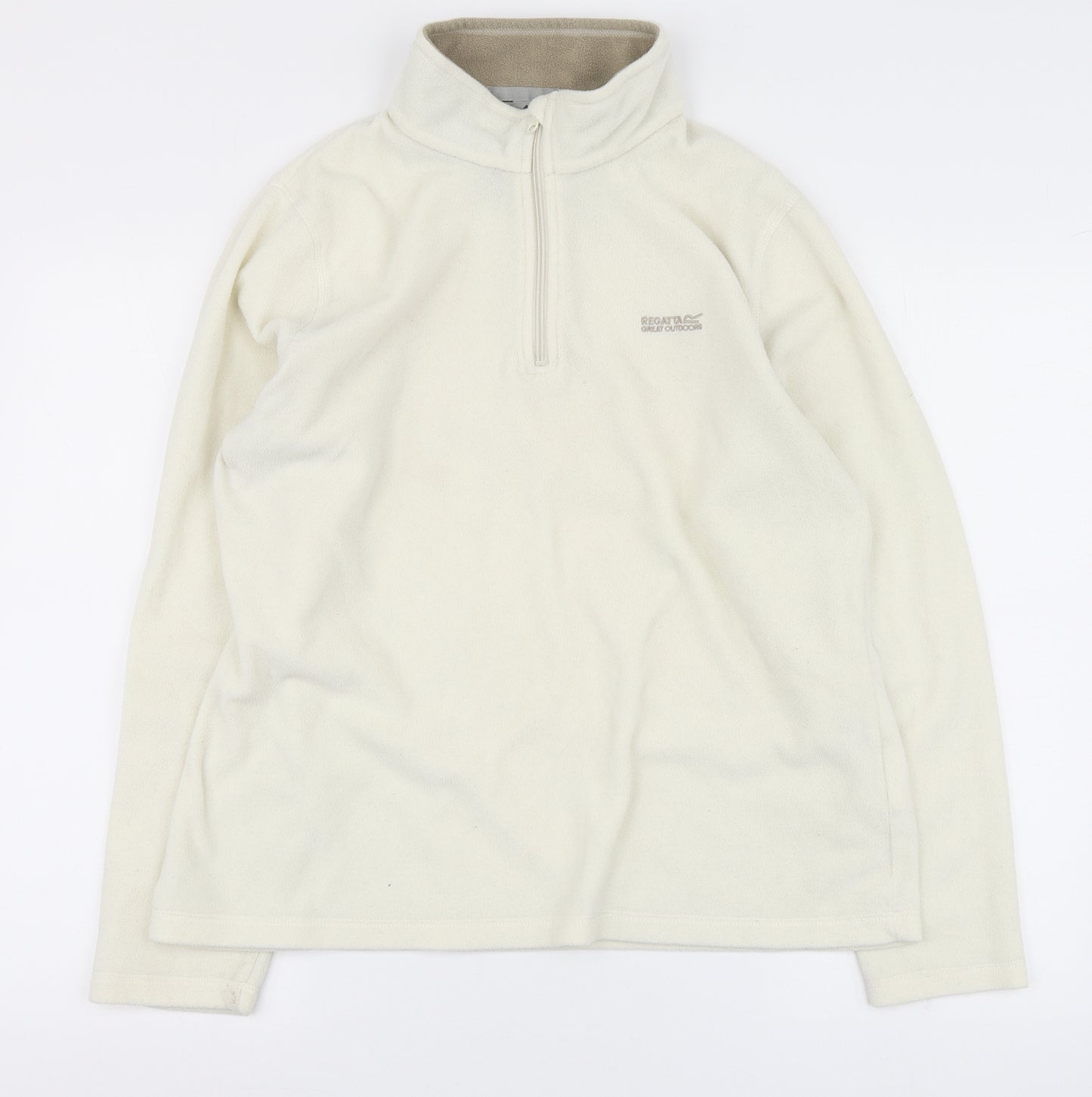 Regatta Womens Ivory Polyester Pullover Hoodie Size 16