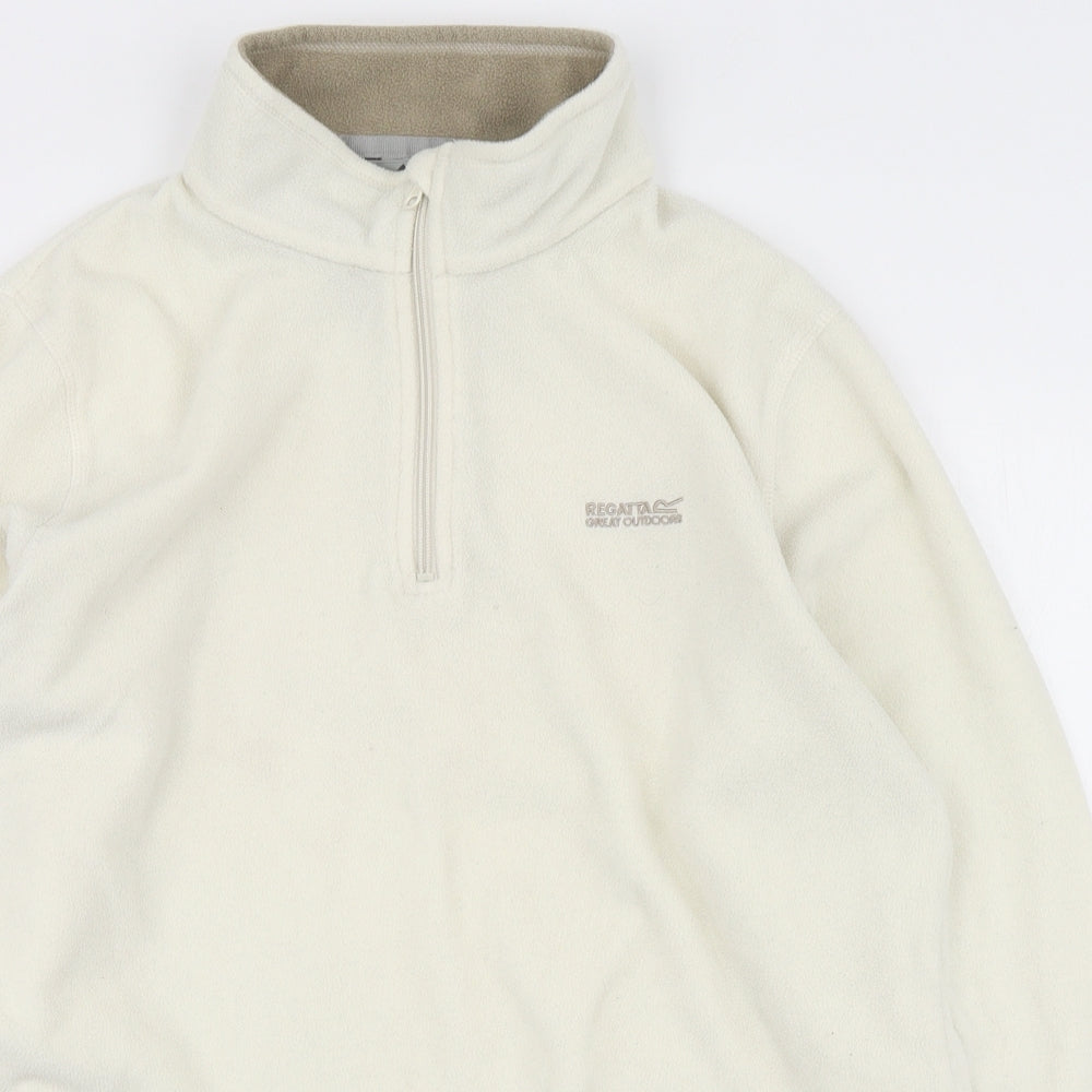 Regatta Womens Ivory Polyester Pullover Hoodie Size 16