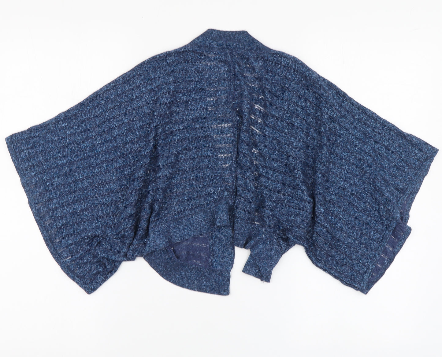 Oasis Womens Blue V-Neck Acrylic Cardigan Jumper Size 12