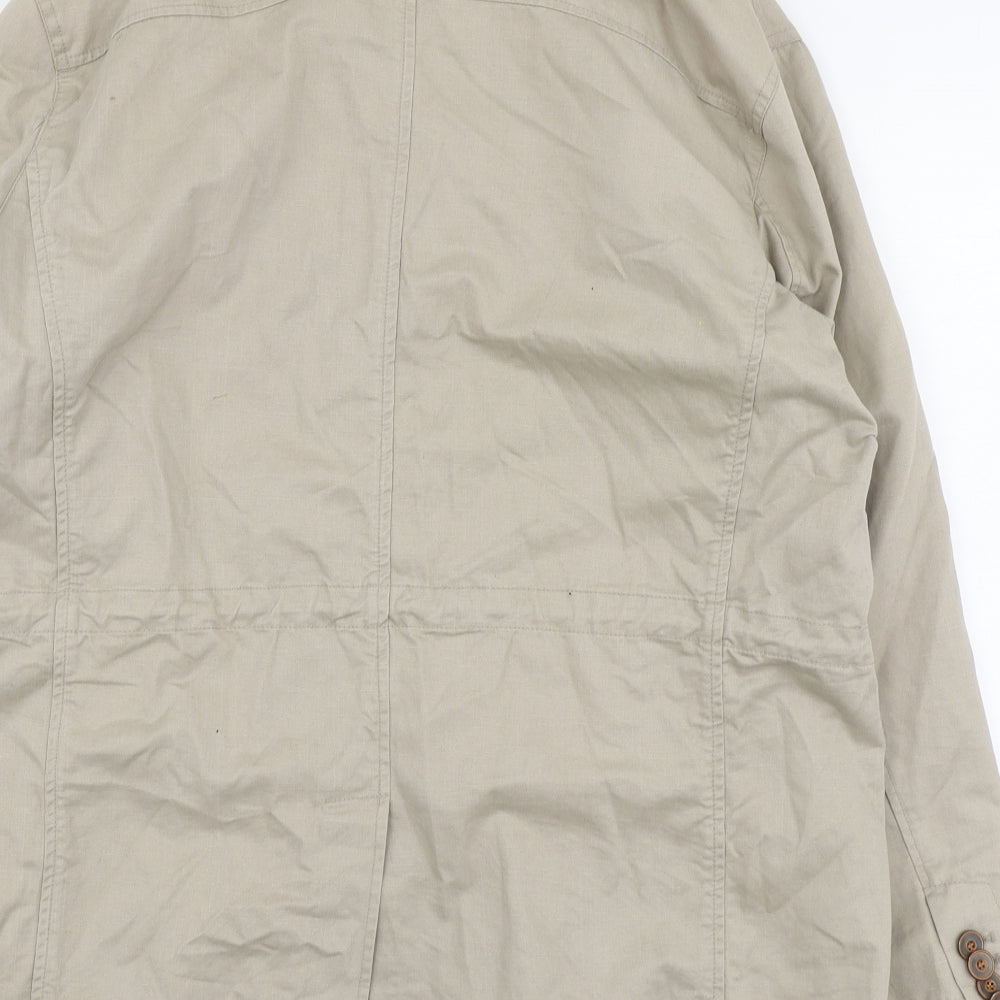 Brook Taverner Mens Beige Jacket Size L