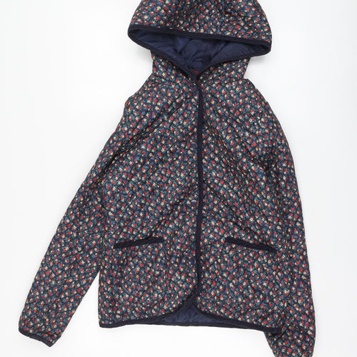 New Look Womens Multicoloured Floral Jacket Size 8