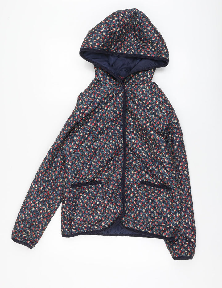 New Look Womens Multicoloured Floral Jacket Size 8