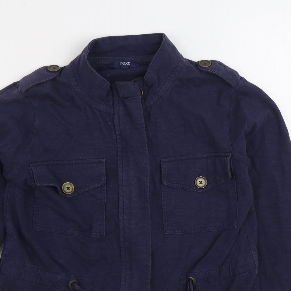 NEXT Womens Blue Jacket Size 6 Zip