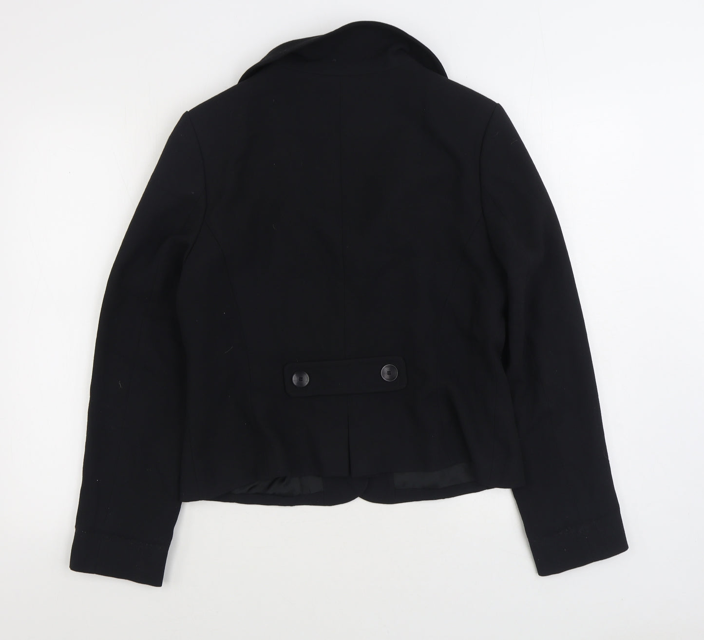 Laura Brook Womens Black Jacket Blazer Size M Button