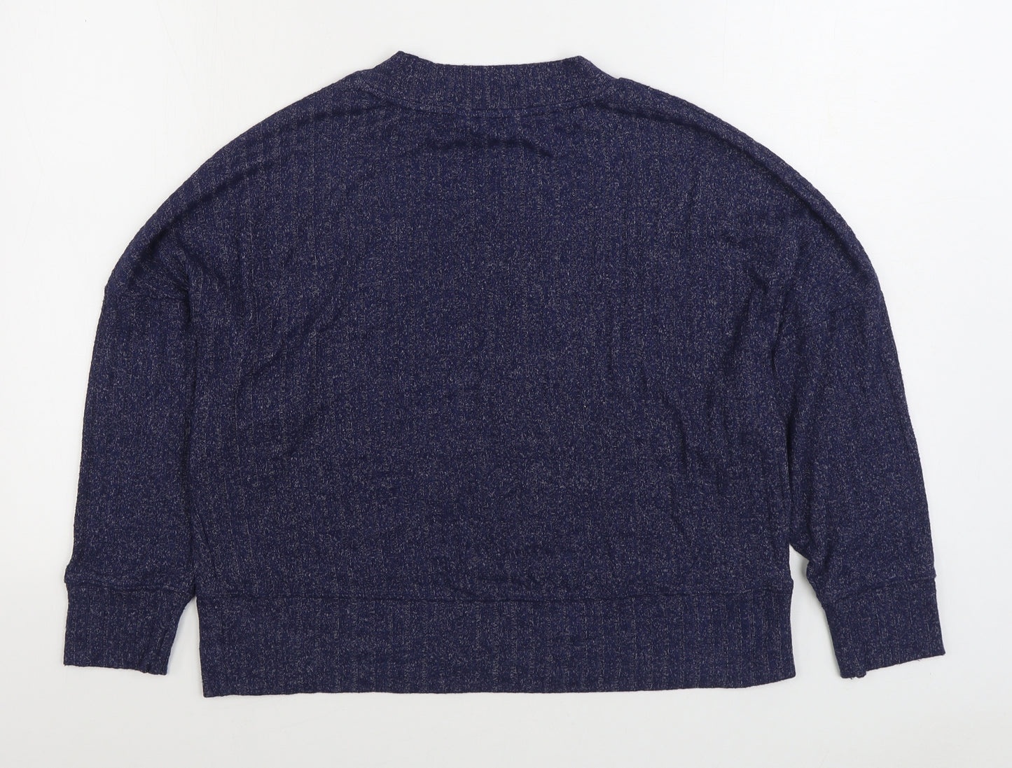 Marks and Spencer Womens Blue Viscose Pullover Sweatshirt Size 12 Pullover