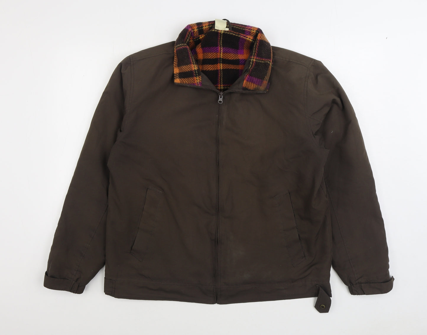Cotton Traders Mens Brown Jacket Size M Zip