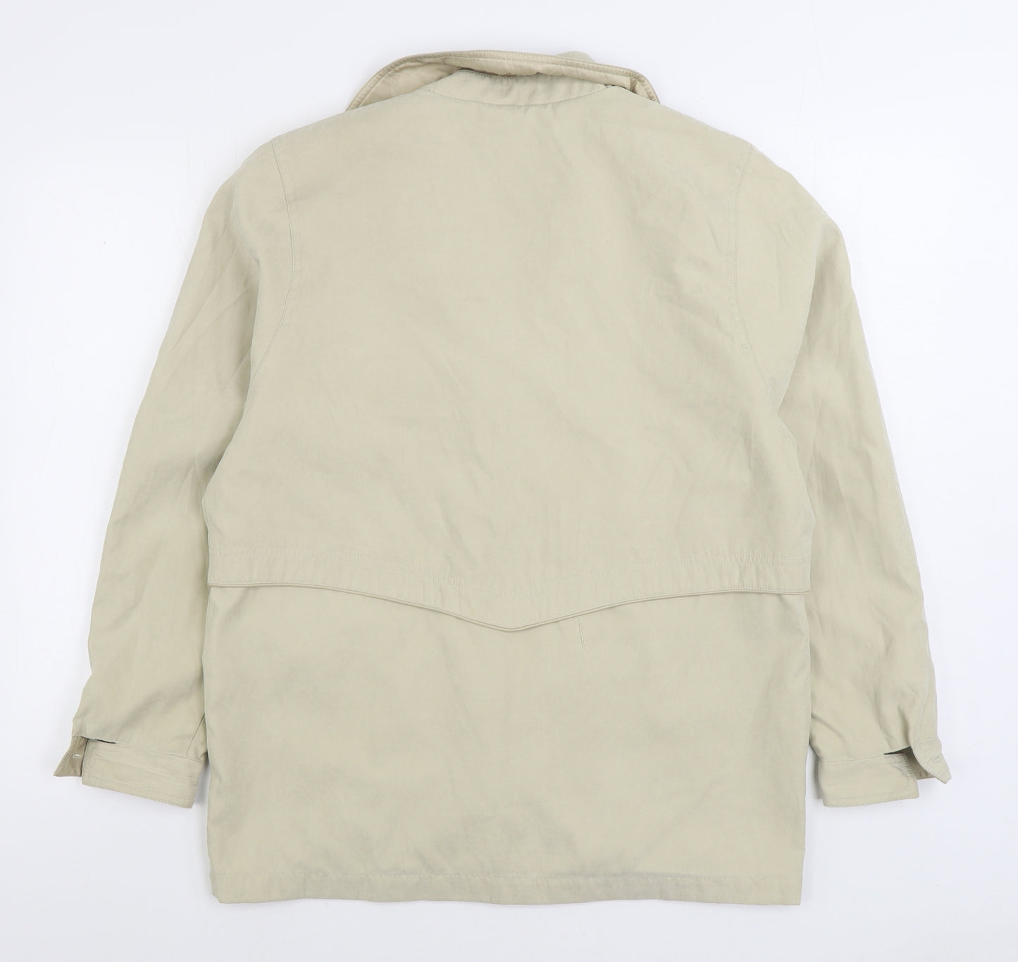 Berkertex Womens Beige Jacket Size 10 Zip