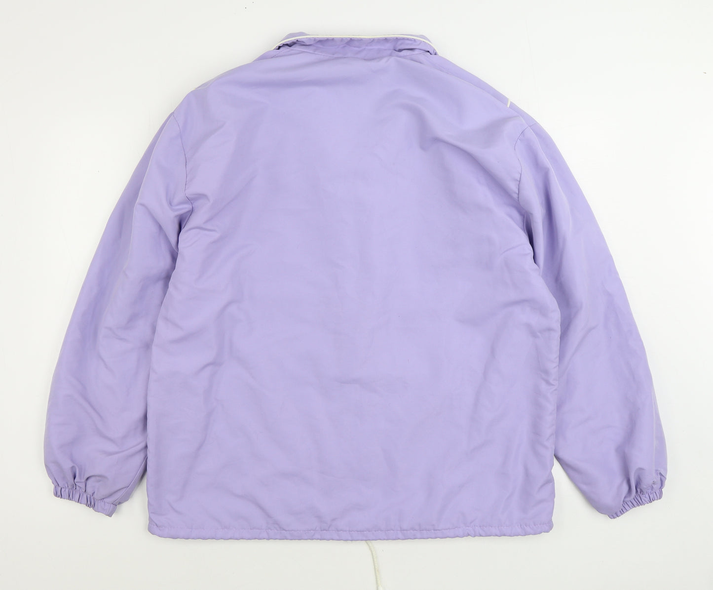 Preworn Womens Purple Jacket Size L Zip