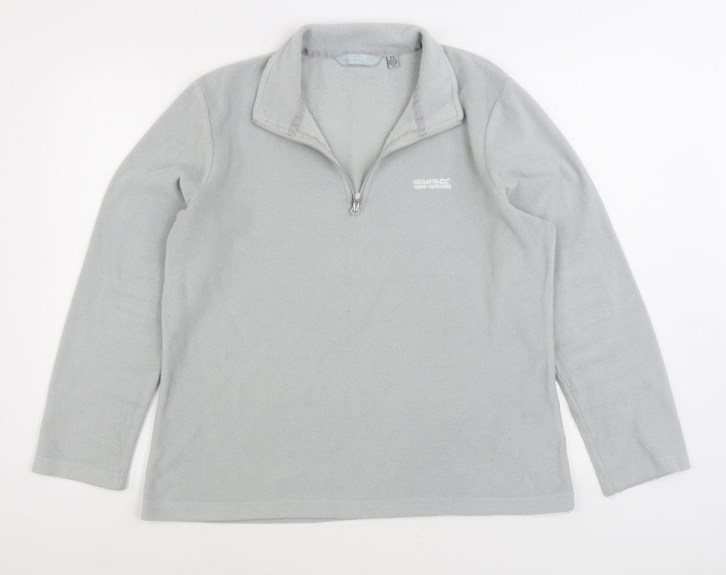 Regatta Womens Grey Jacket Size 16 Zip