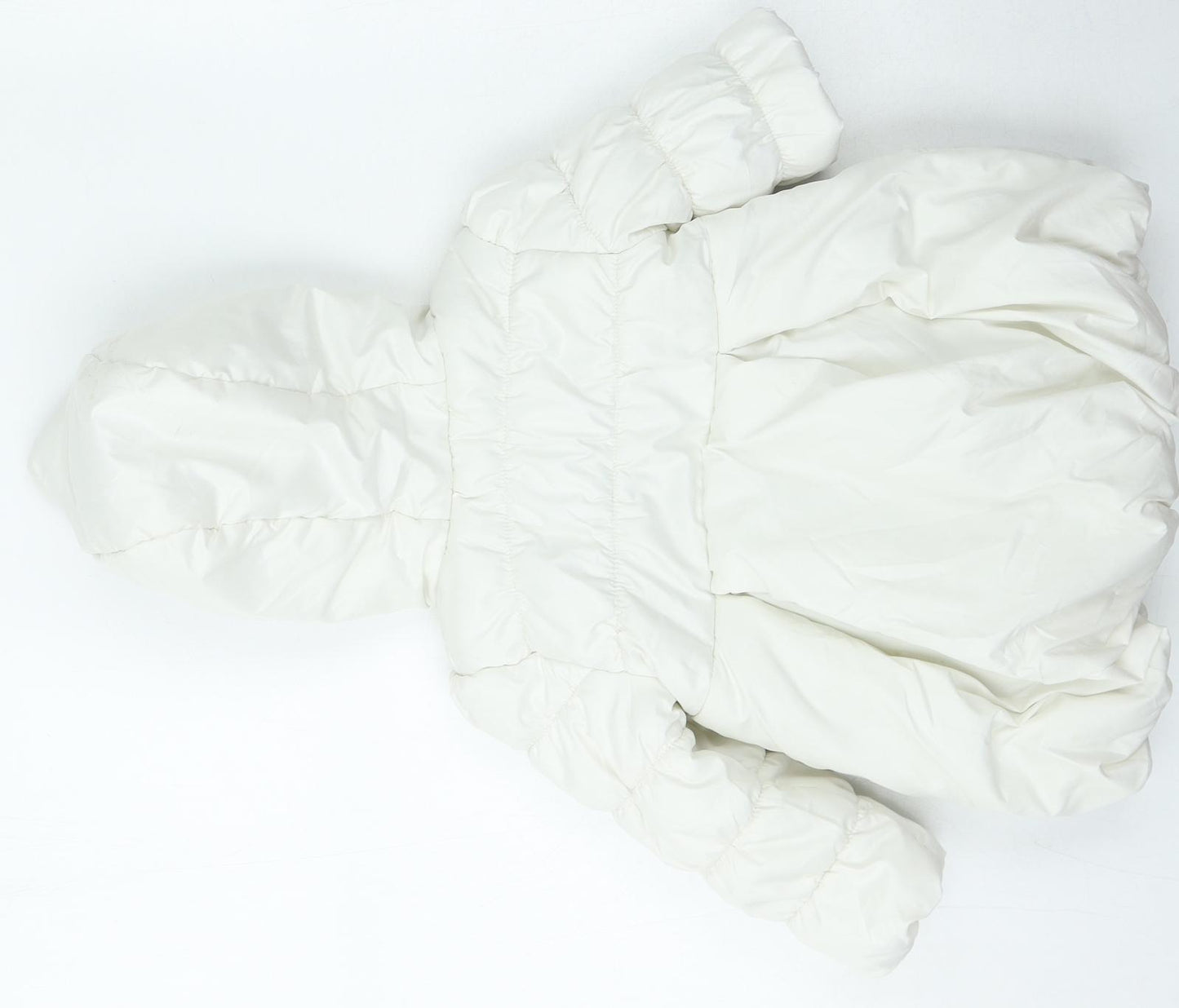 nula bug Girls White Basic Coat Coat Size 2 Years