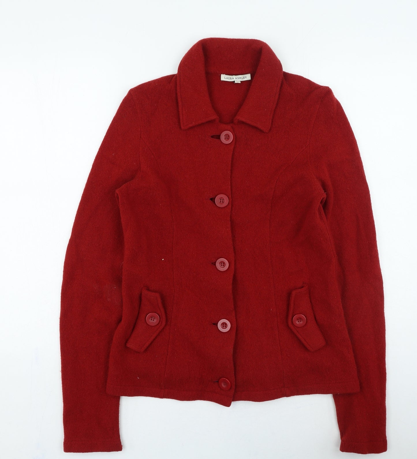 Laura Ashley Womens Red Jacket Size 12
