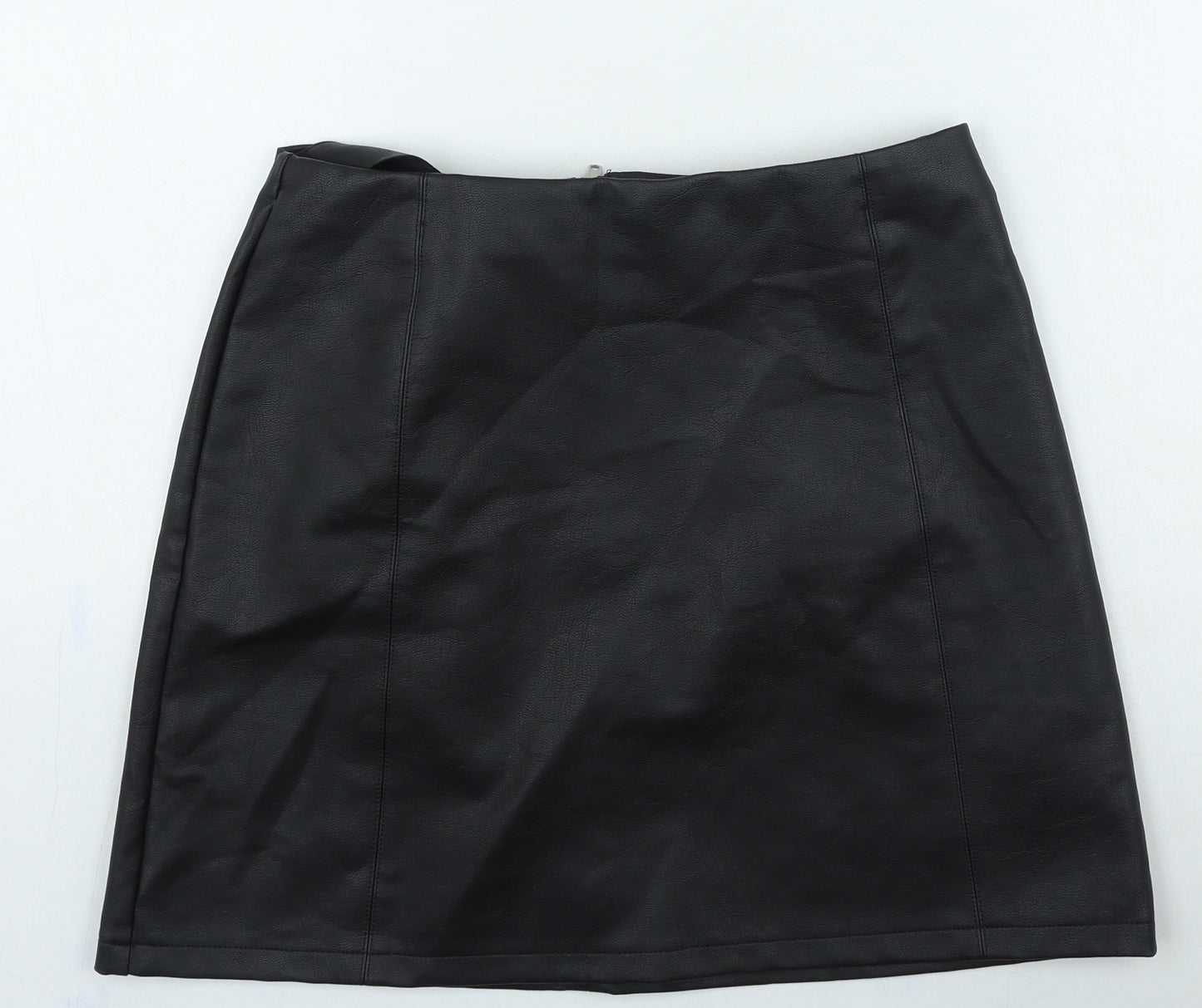 Primark Womens Black Polyester Mini Skirt Size 10