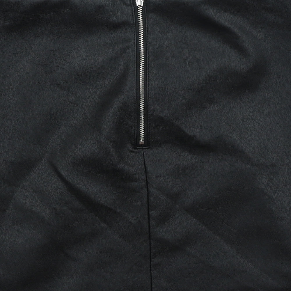 Primark Womens Black Polyester Mini Skirt Size 10