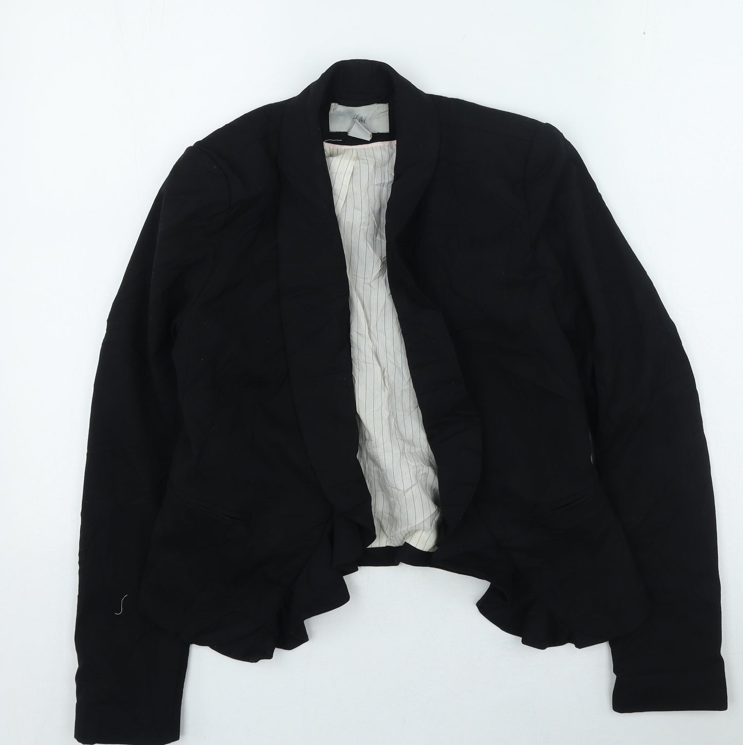 H&M Womens Black Jacket Size 6
