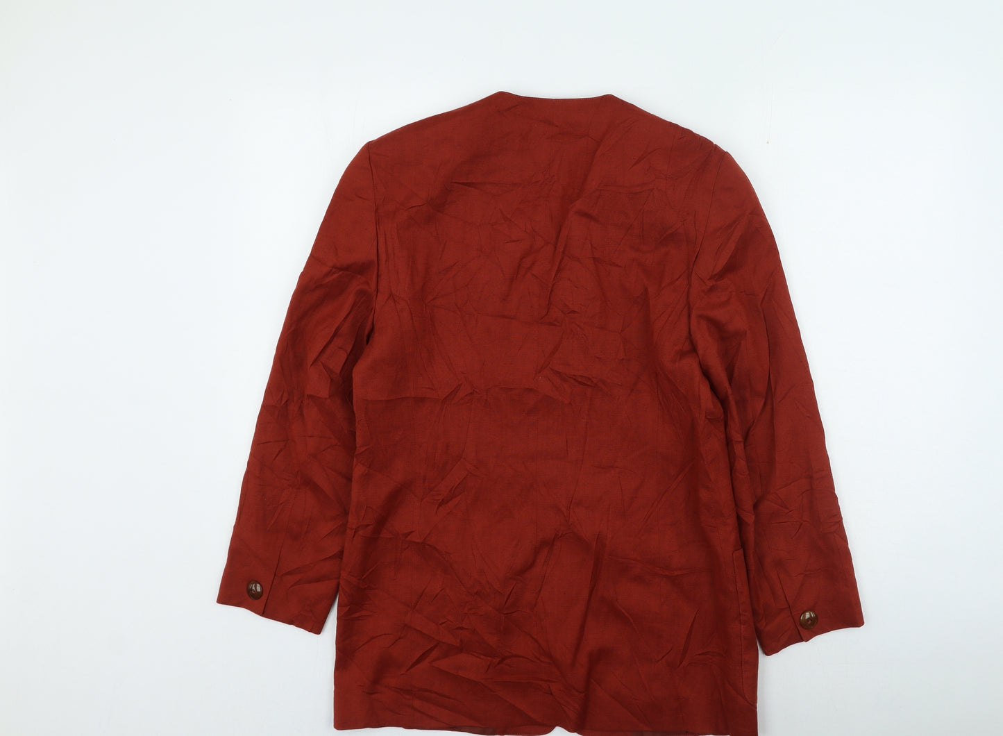 Planet Womens Orange Jacket Size 10