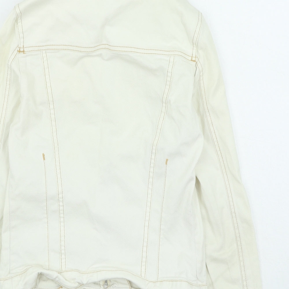 Bershka Womens Beige Jacket Size M