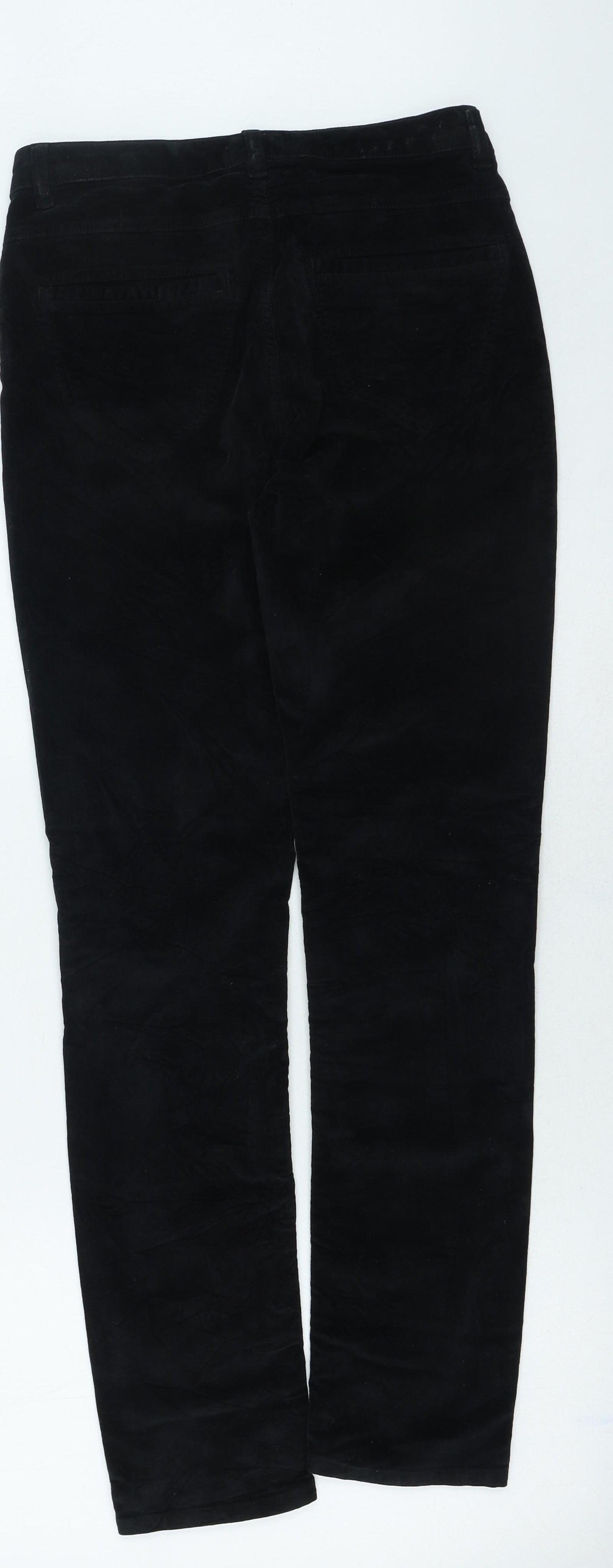 Wrap London Womens Black Cotton Skinny Jeans Size 10 L27 in Regular