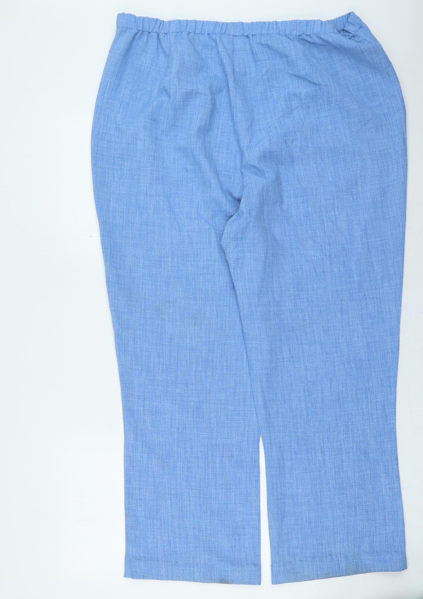 cotswold Womens Blue Polyester Trousers Size 22 L28 in Regular