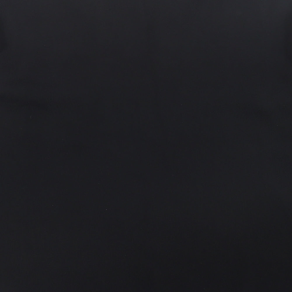 Roman Womens Black V-Neck Viscose Pullover Jumper Size L