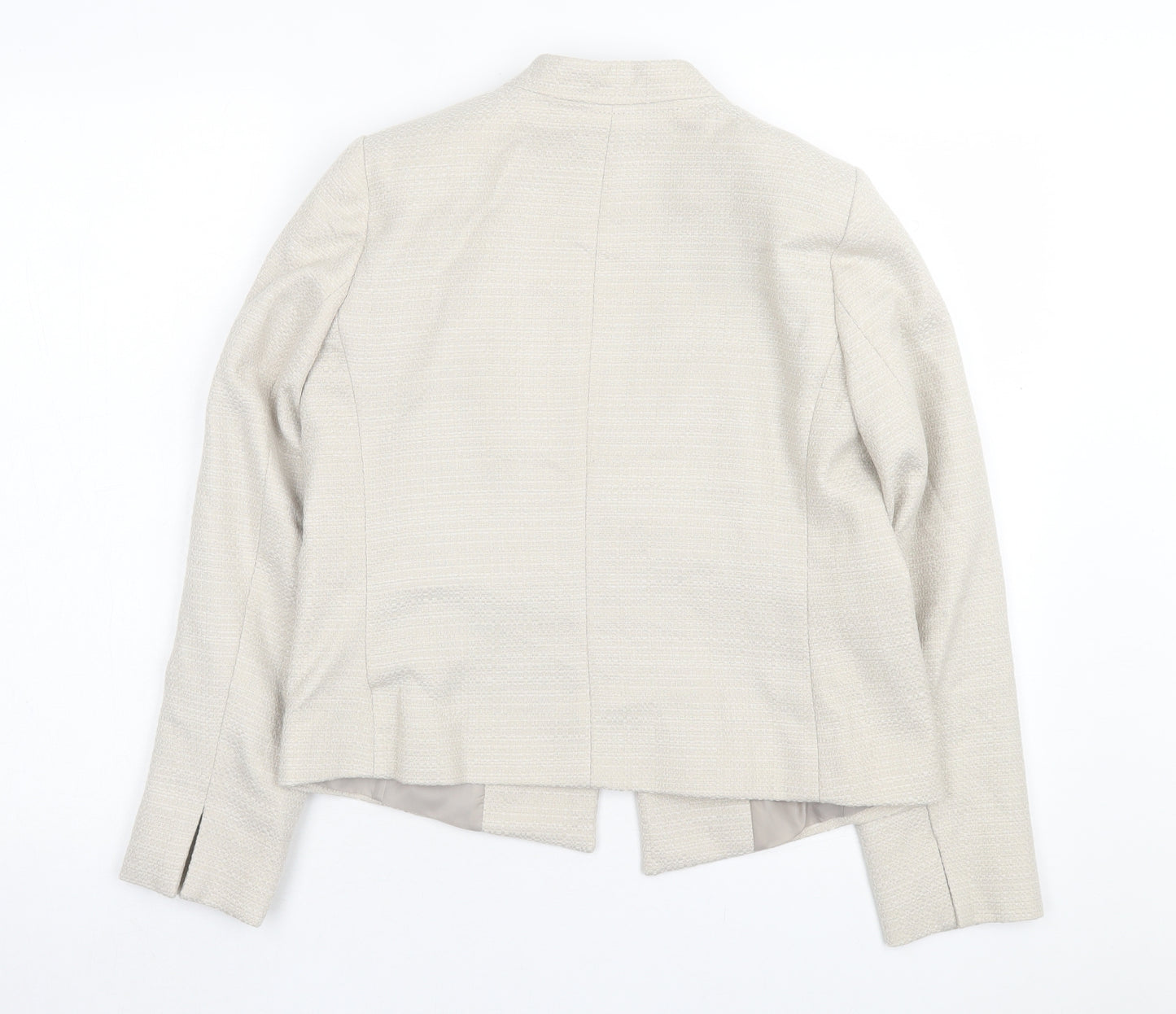 bonmarch Womens Beige Jacket Size 10