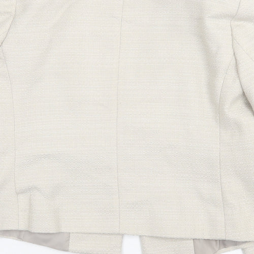 bonmarch Womens Beige Jacket Size 10