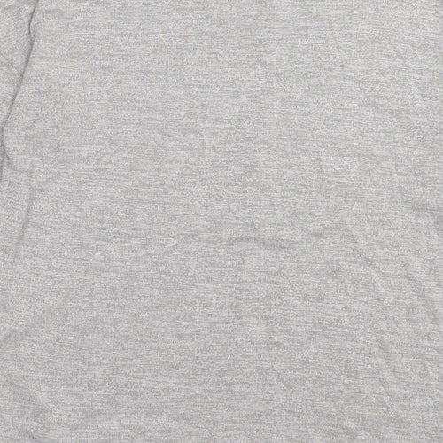 NEXT Womens Grey Polyester Basic T-Shirt Size 16
