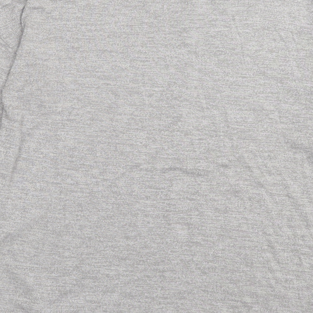 NEXT Womens Grey Polyester Basic T-Shirt Size 16