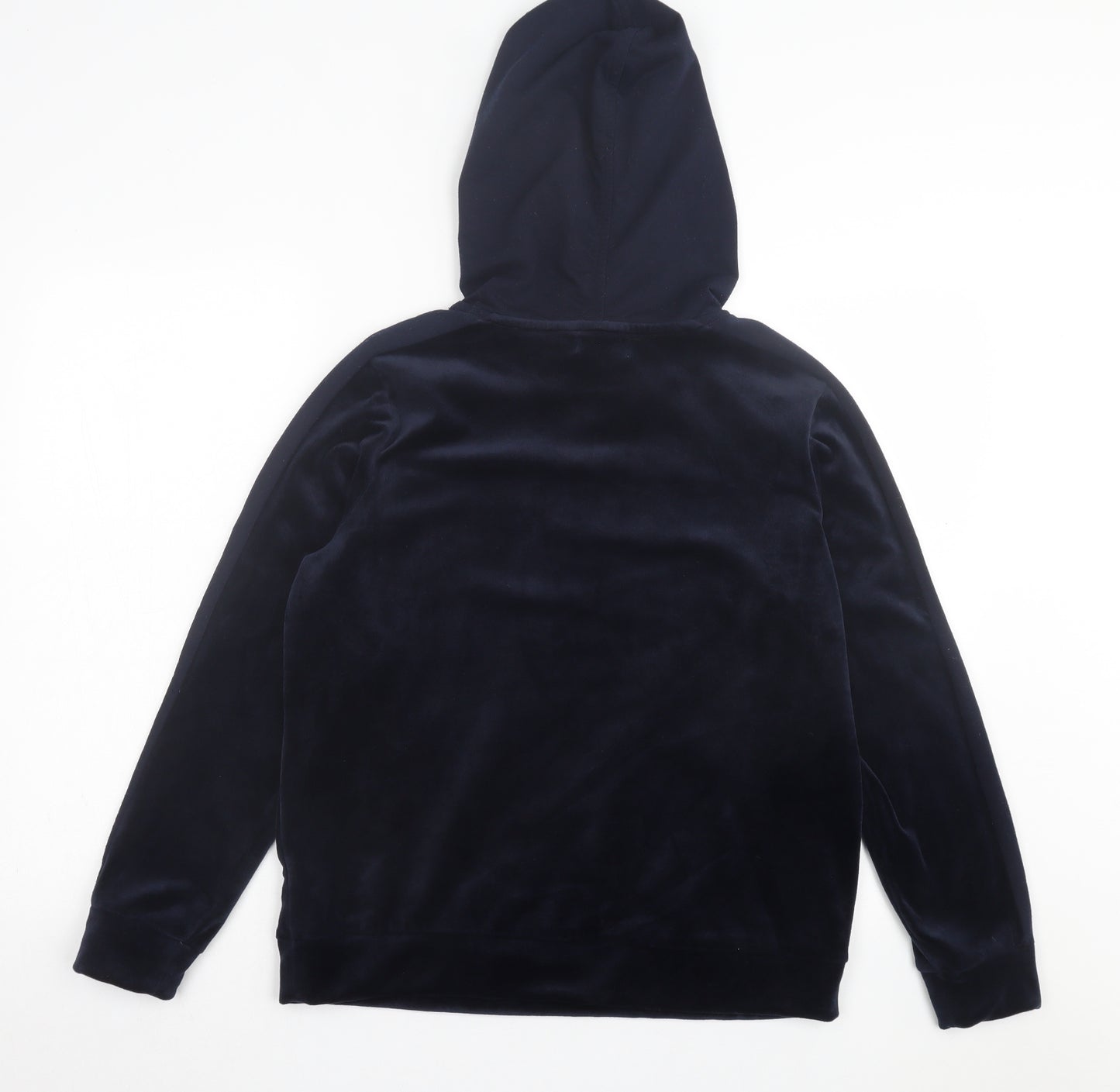 Matalan Womens Blue Polyester Pullover Hoodie Size M Pullover