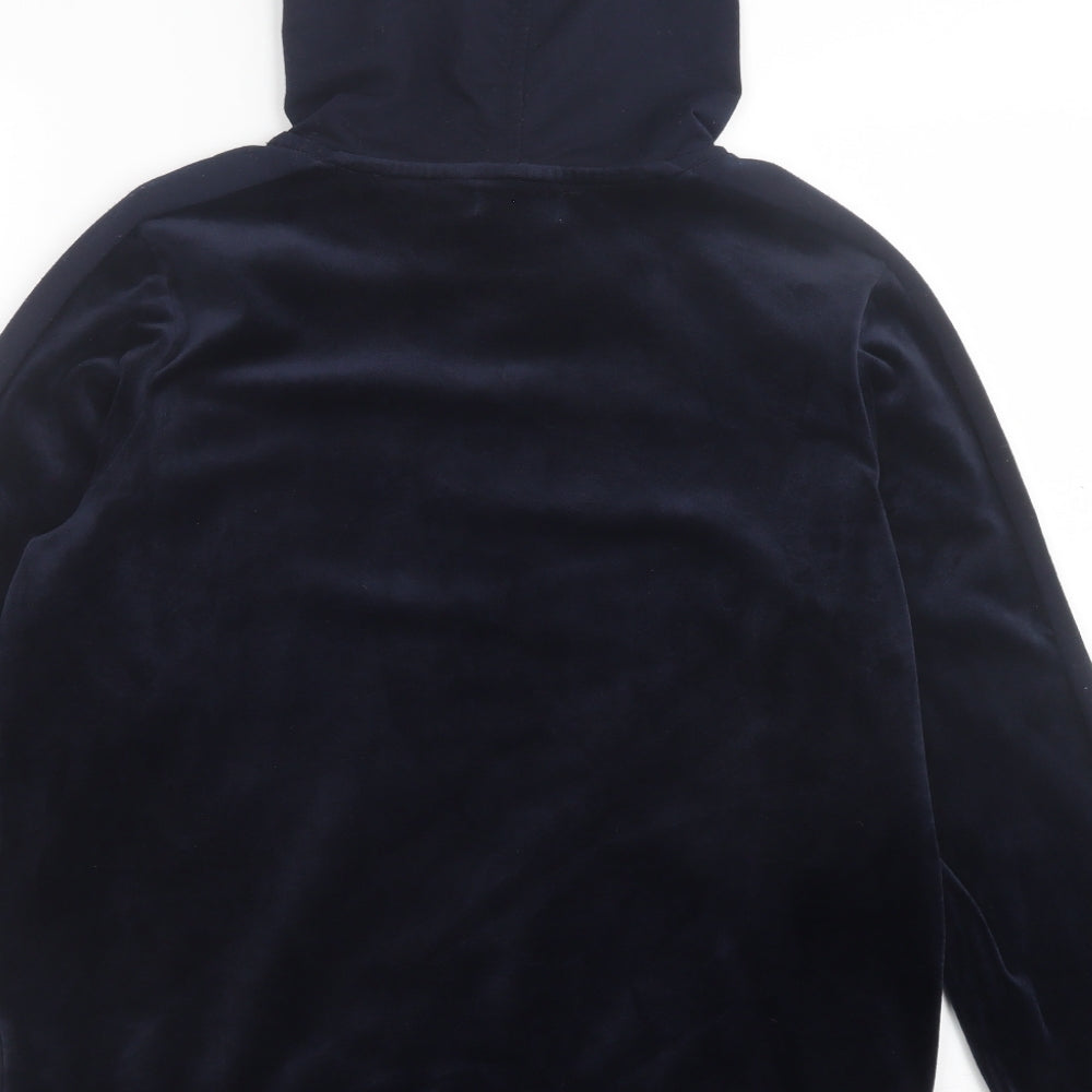 Matalan Womens Blue Polyester Pullover Hoodie Size M Pullover