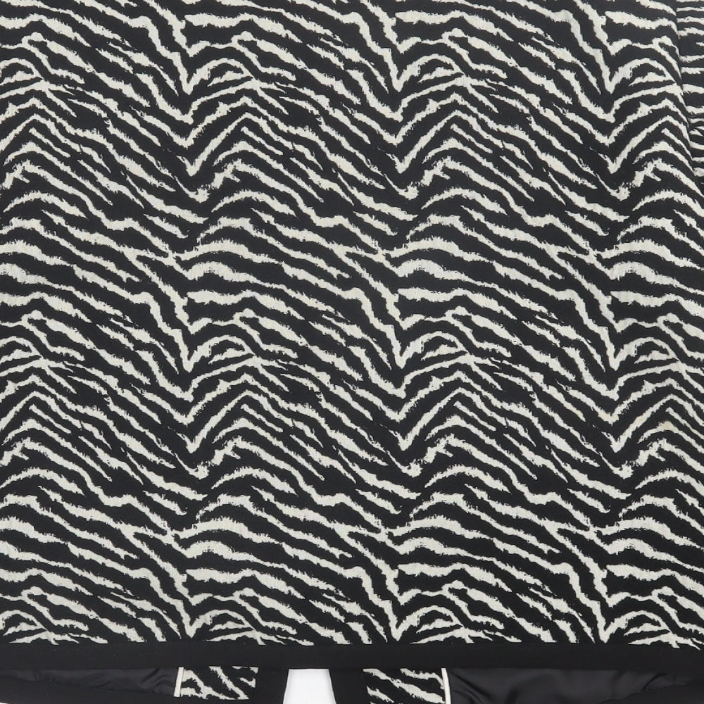 Gestuz Womens Black Geometric Jacket Size 12