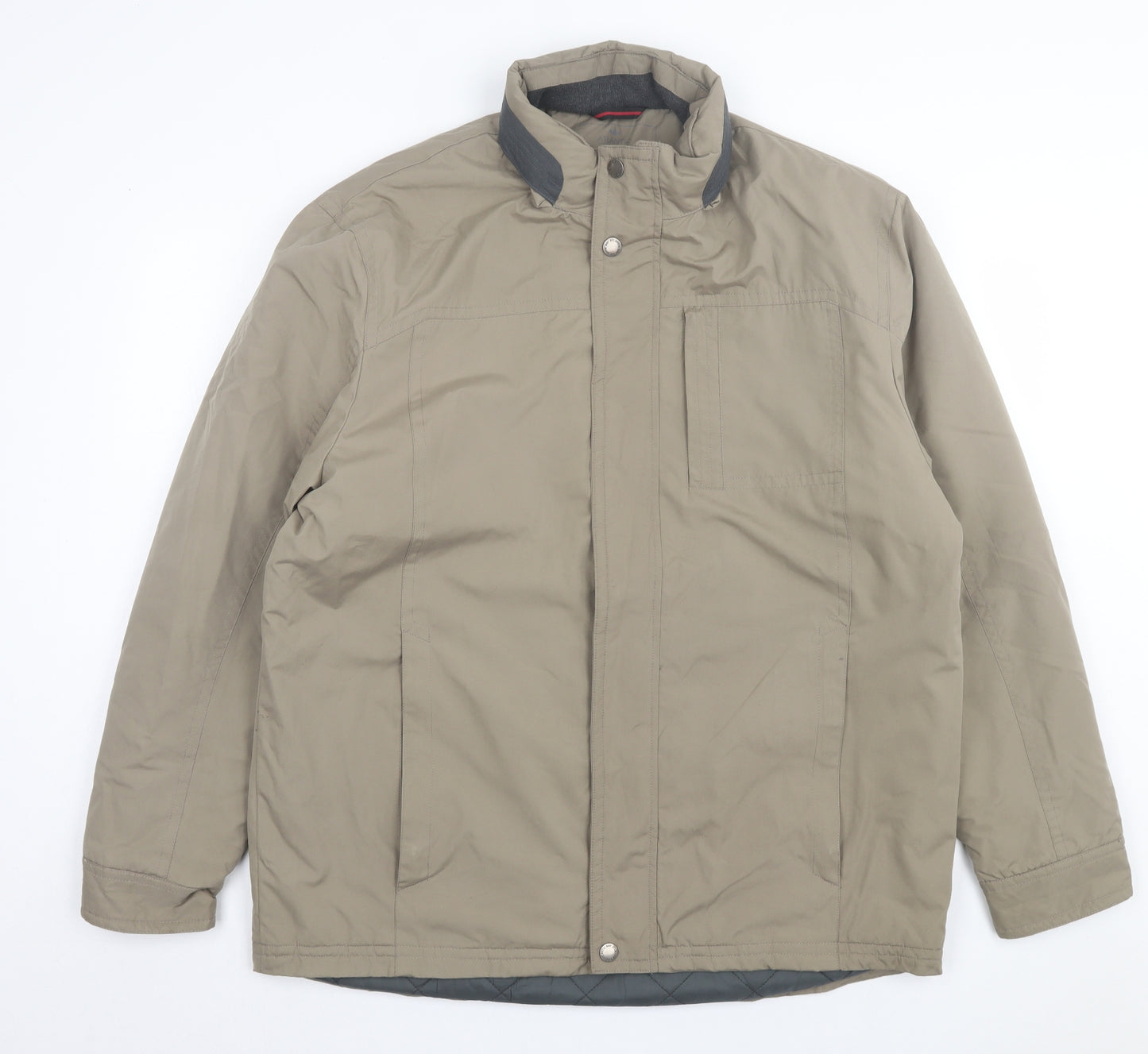 Atlantic Bay Mens Green Jacket Size L Zip