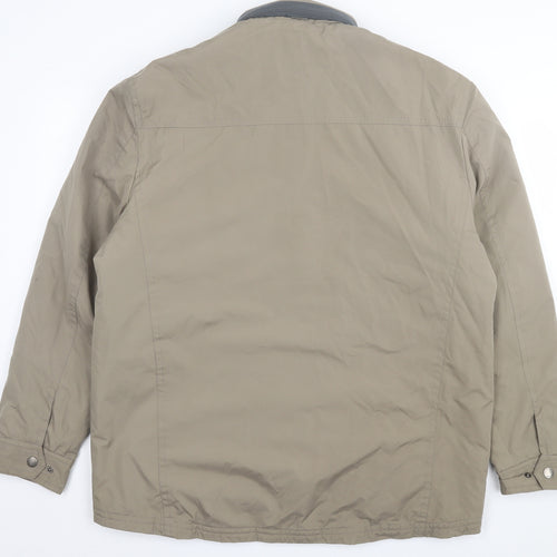 Atlantic Bay Mens Green Jacket Size L Zip