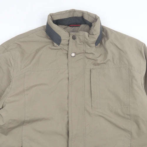 Atlantic Bay Mens Green Jacket Size L Zip