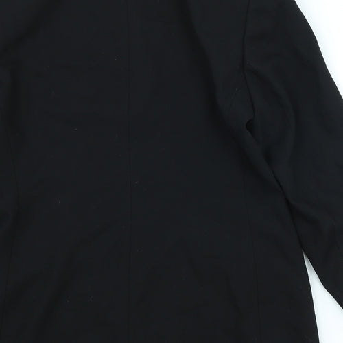 Marks and Spencer Womens Black Wool Jacket Blazer Size 10