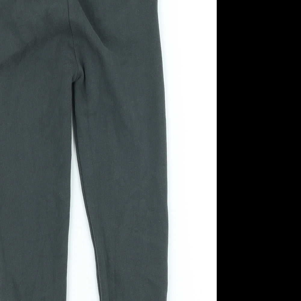 NEXT Boys Black Cotton Jogger Trousers Size 5-6 Years Regular