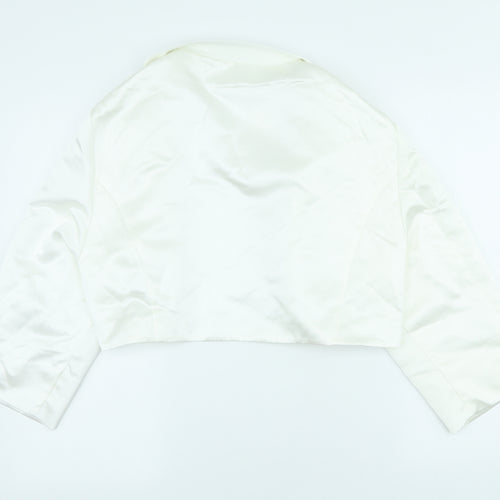 Flora Womens Ivory Jacket Blazer Size XL