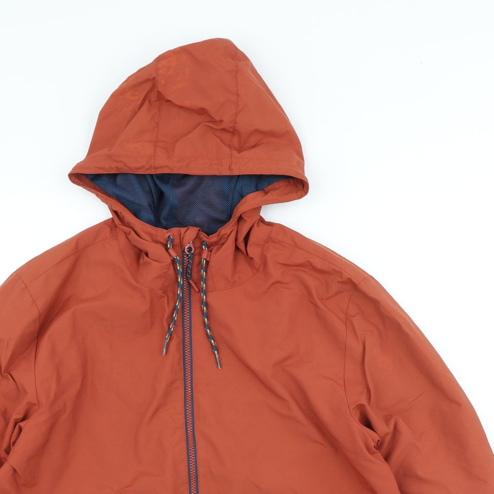 NEXT Mens Orange Anorak Coat Size M