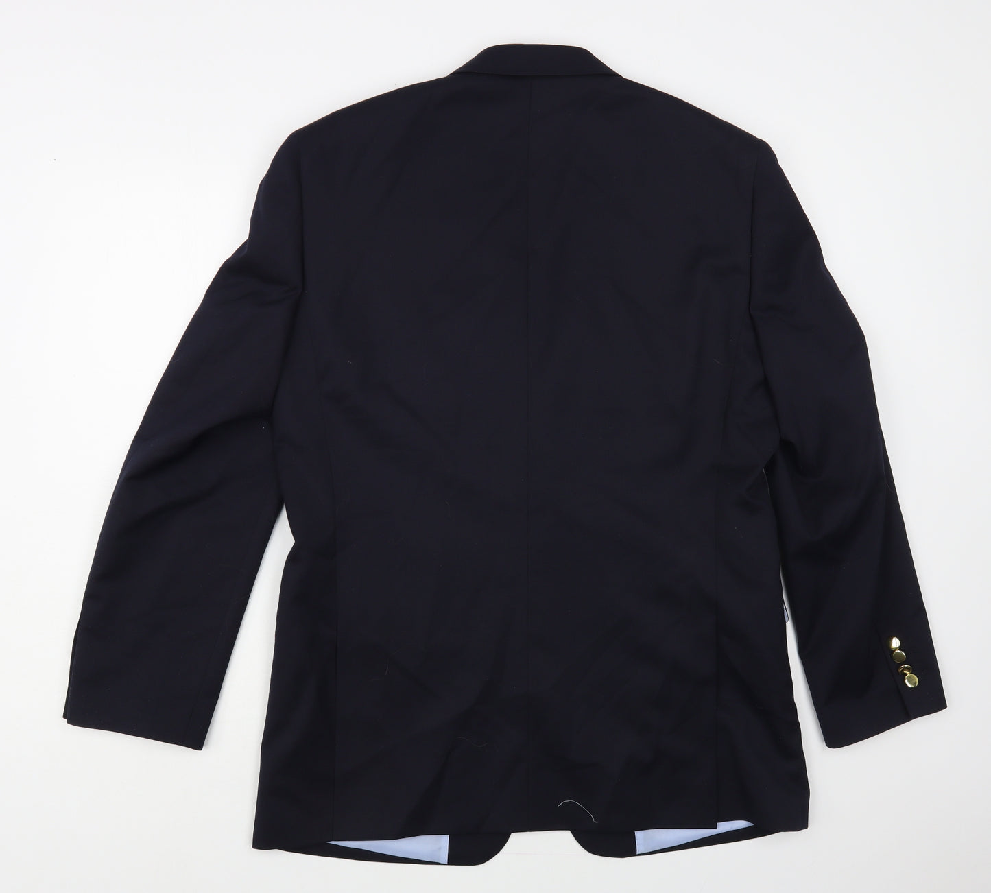 Greenwoods Mens Blue Jacket Blazer Size 40 Button