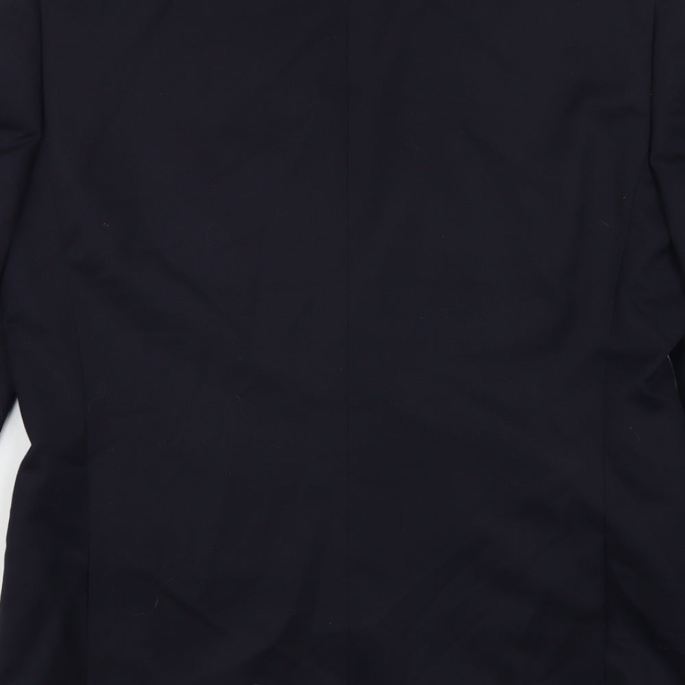 Greenwoods Mens Blue Jacket Blazer Size 40 Button