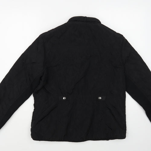 Atmosphere Womens Black Quilted Jacket Size 16 Zip