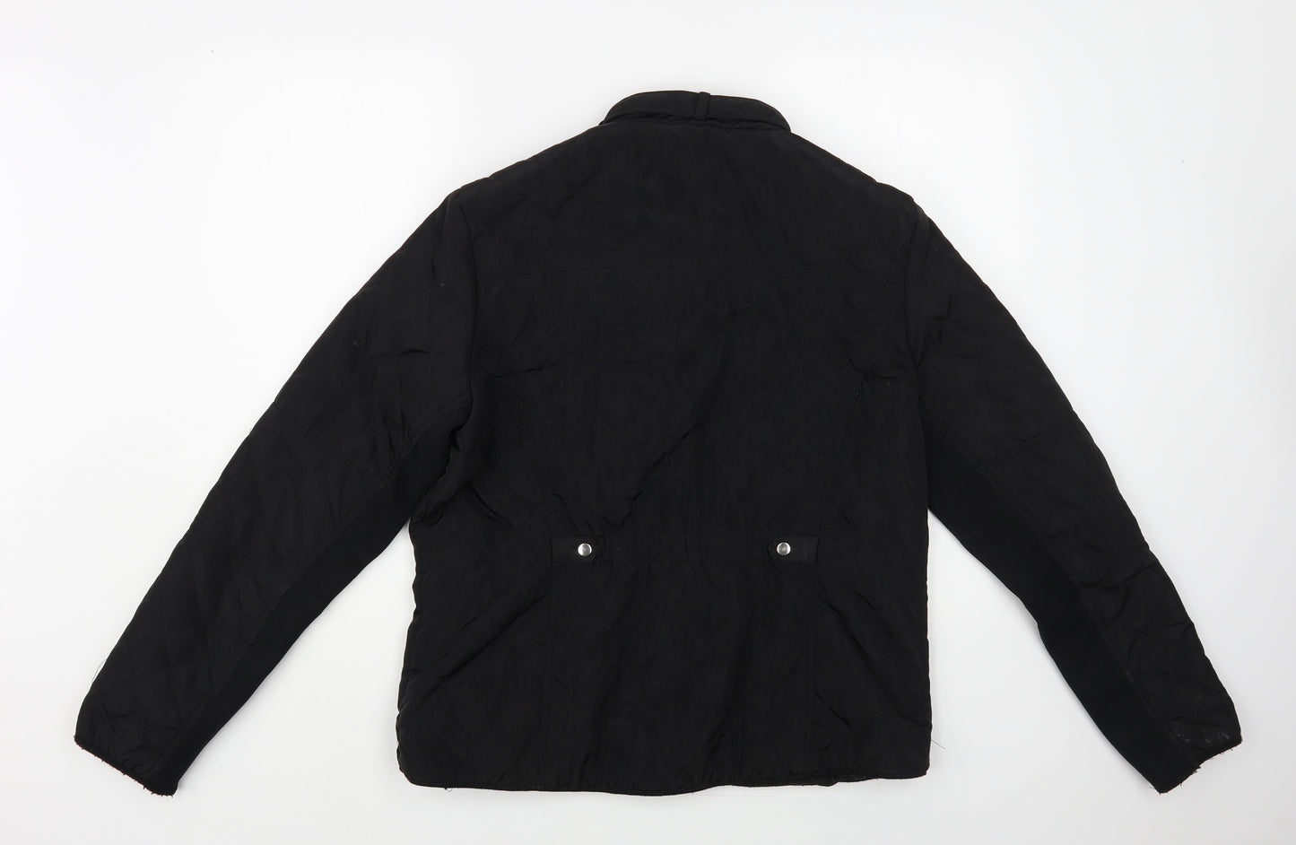 Atmosphere Womens Black Quilted Jacket Size 16 Zip