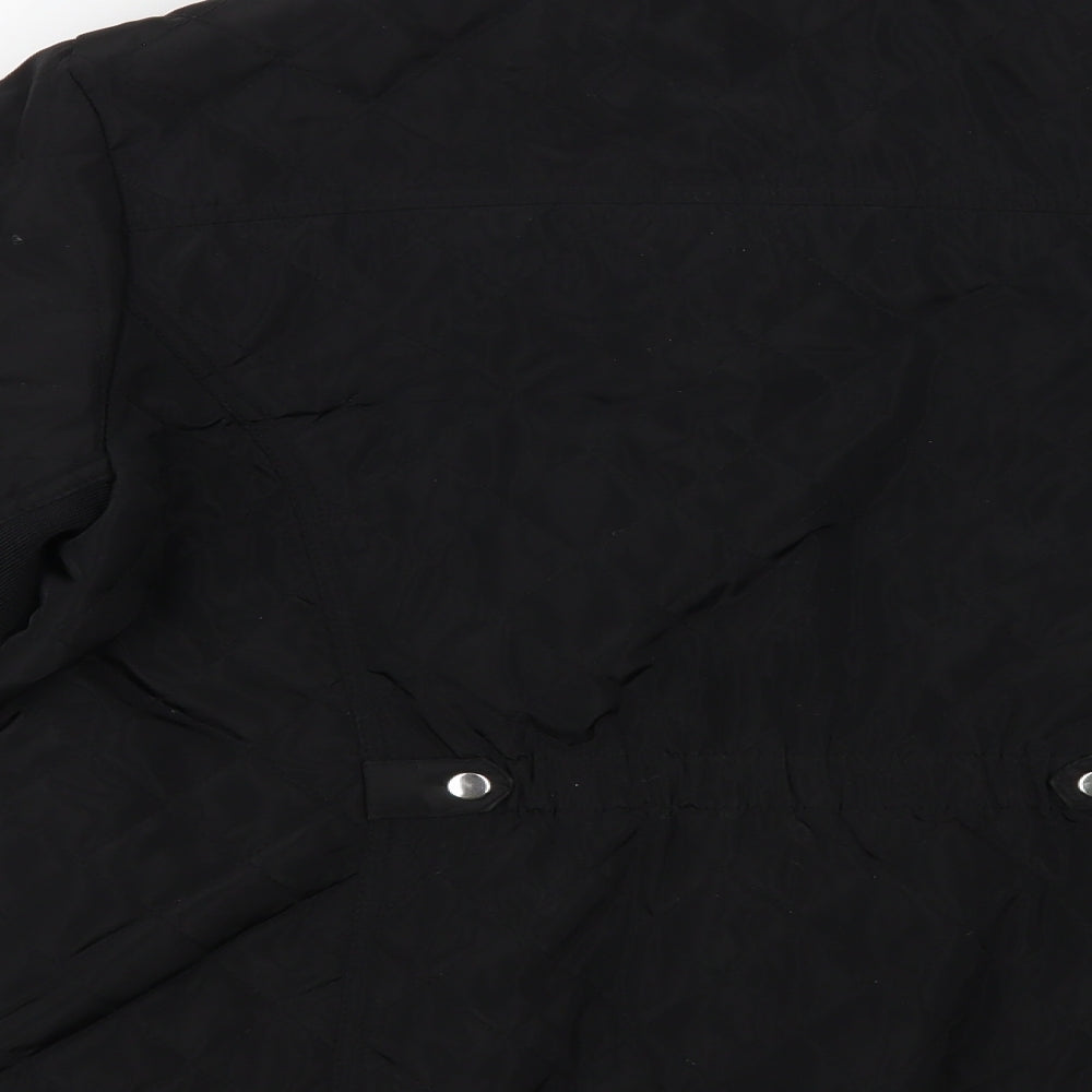Atmosphere Womens Black Quilted Jacket Size 16 Zip
