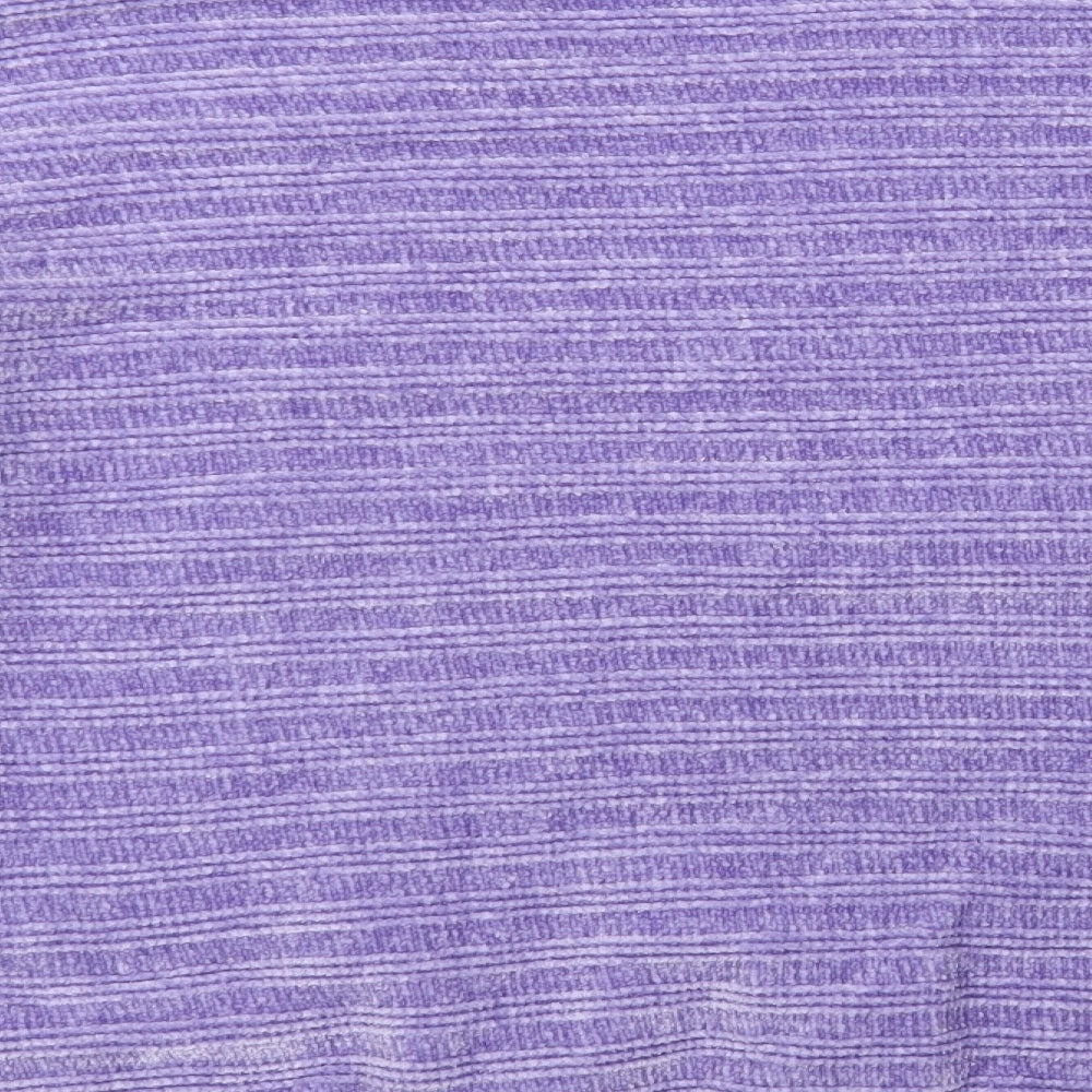 George Womens Purple Crew Neck Polyester Pullover Jumper Size 16