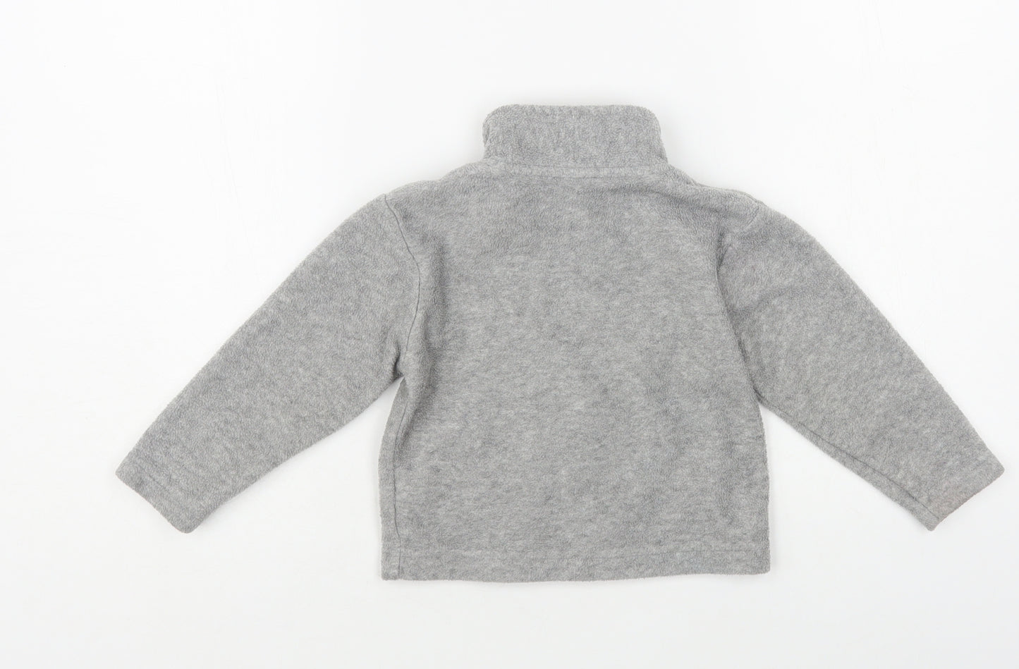 Jac Jnr Baby Grey Polyester Full Zip Jumper Size 12-18 Months Zip
