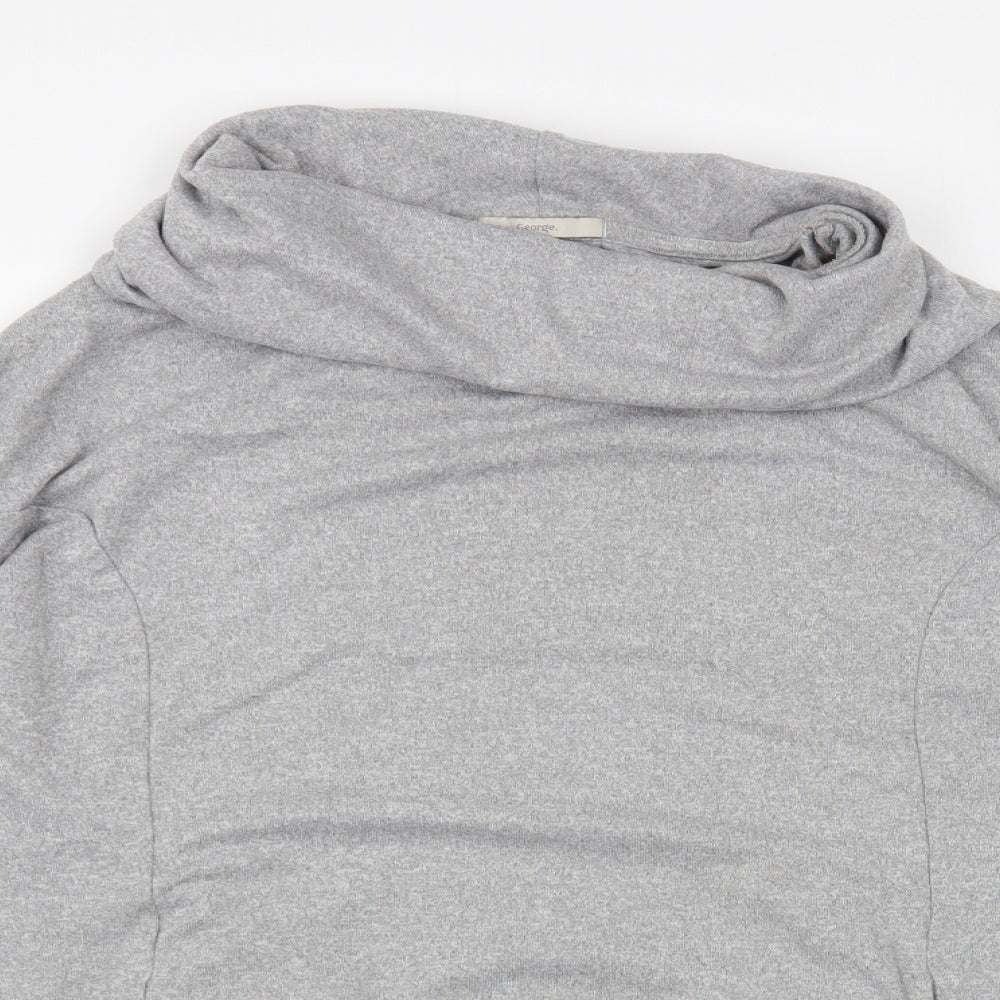 George Womens Grey Polyester Pullover Sweatshirt Size 22 Pullover