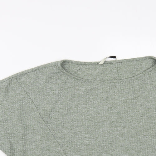 George Womens Green Boat Neck Polyester Pullover Jumper Size 16
