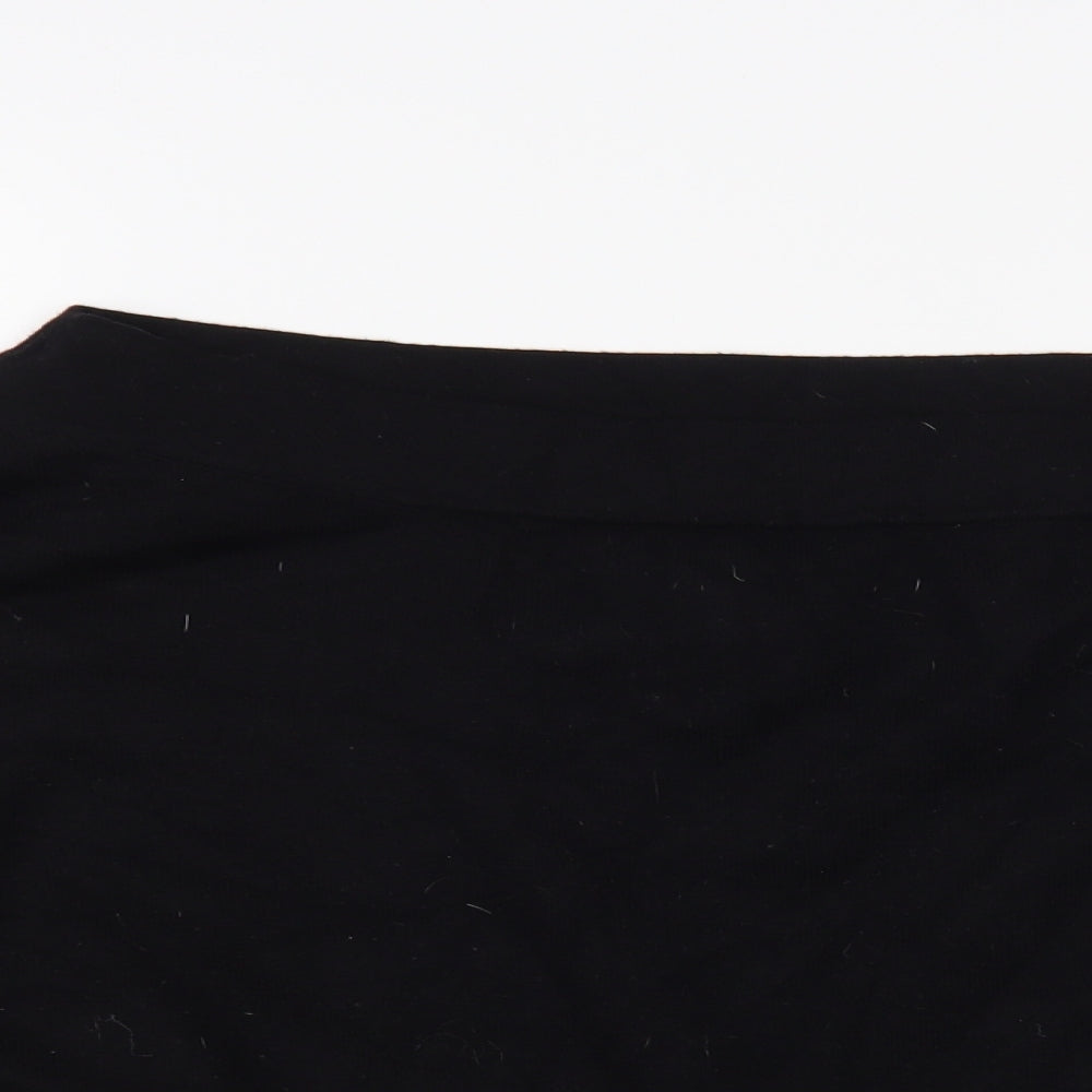 River Island Womens Black Viscose Pullover Jumper Size L