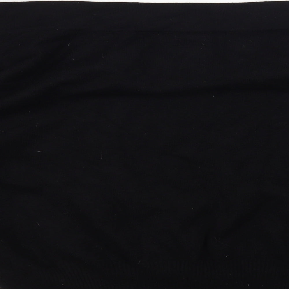 River Island Womens Black Viscose Pullover Jumper Size L